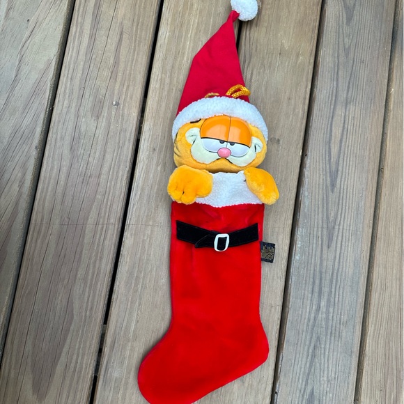 Vintage Garfield Christmas stocking - Picture 1 of 10